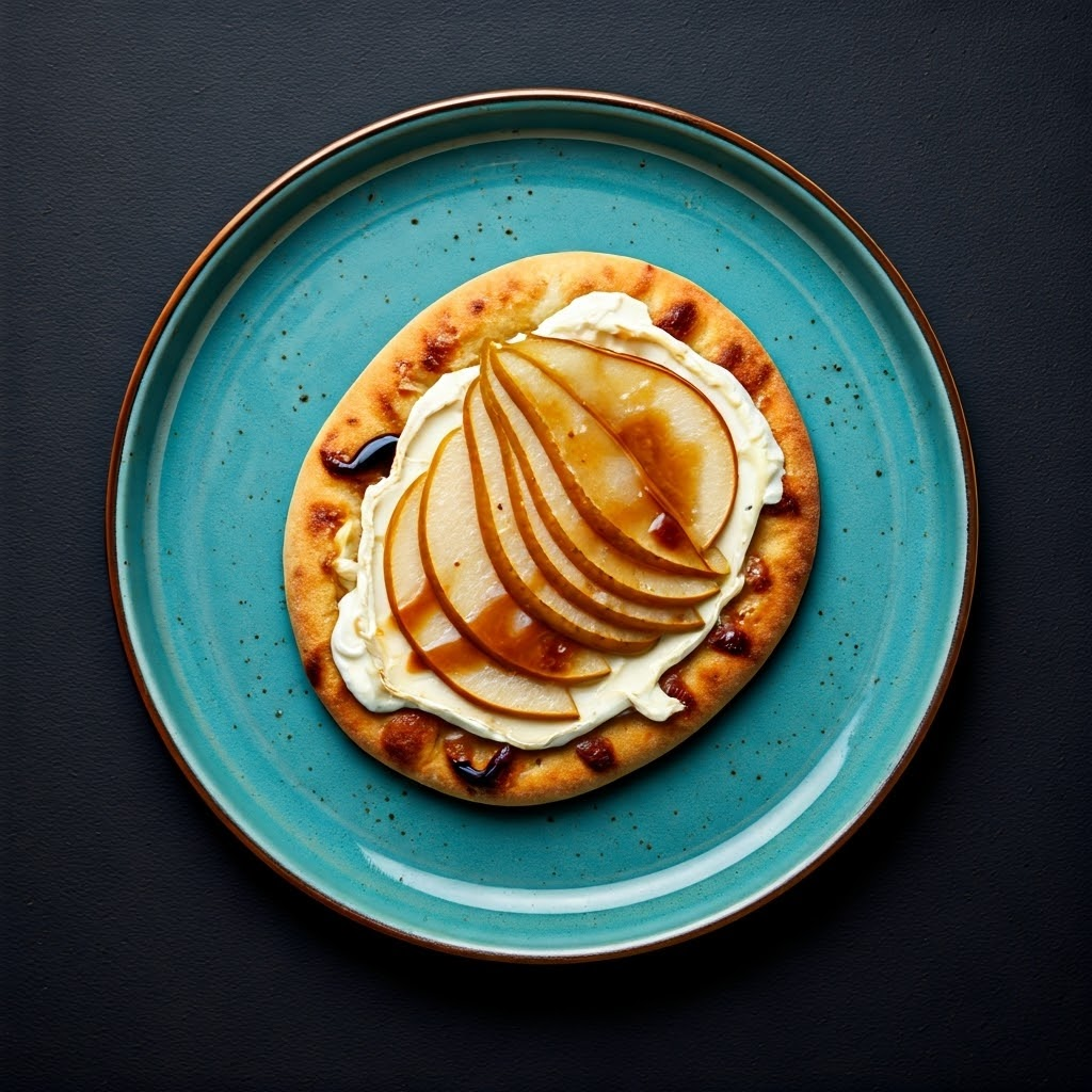 Pear and Brie Flatbread