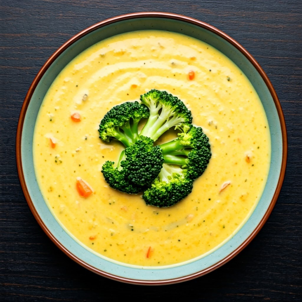 Healthy Broccoli Cheddar Soup