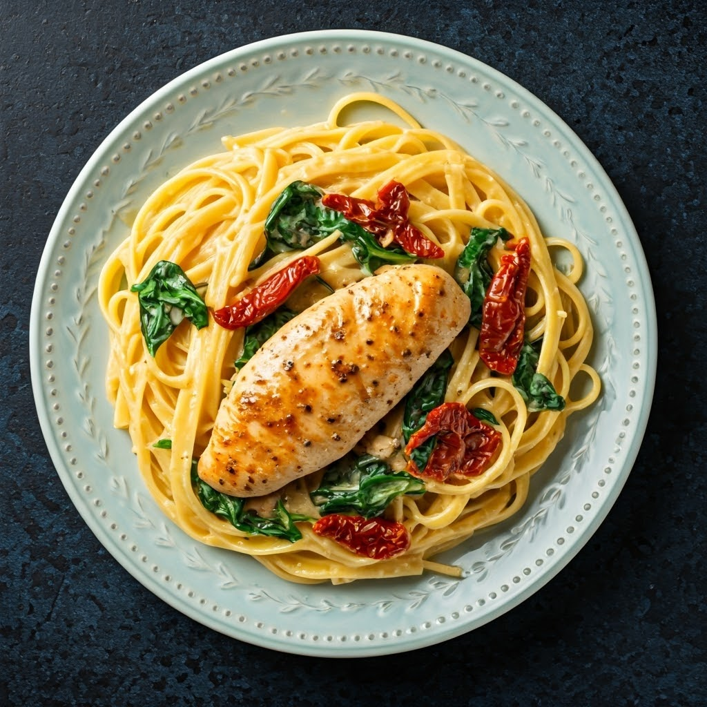 Tuscan Chicken Pasta