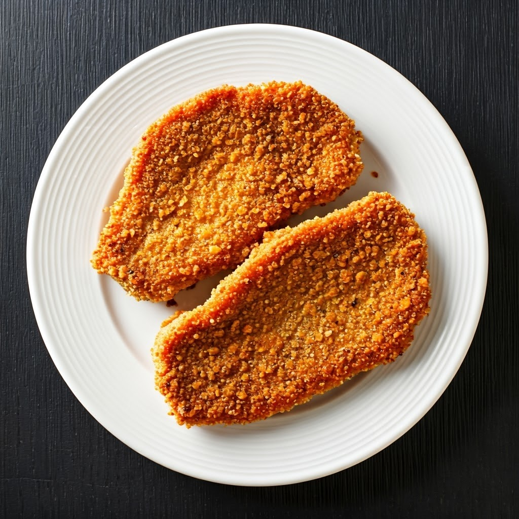 Oven-baked Breaded Pork Chops