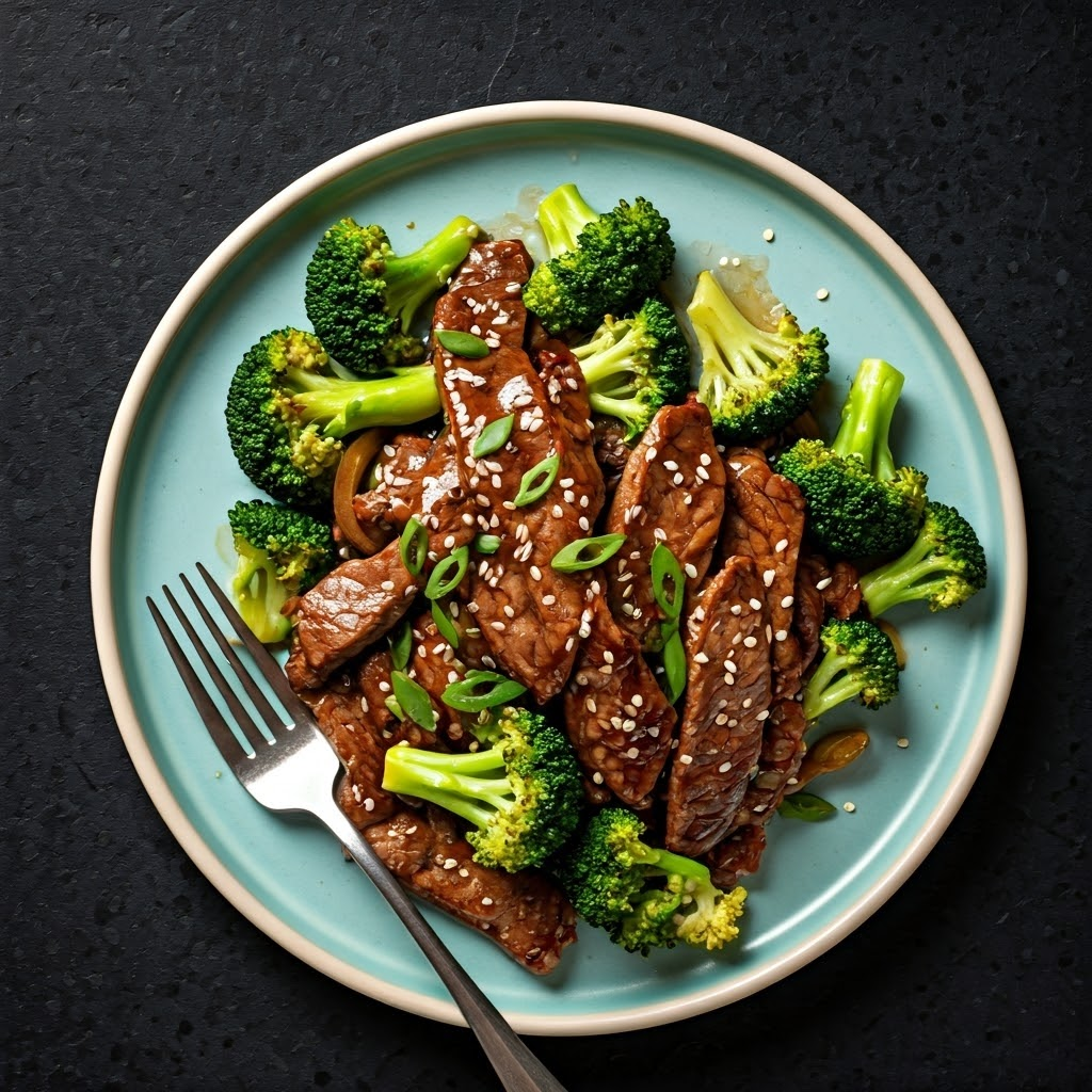 Teriyaki Steak Tip Stir Fry with Broccoli