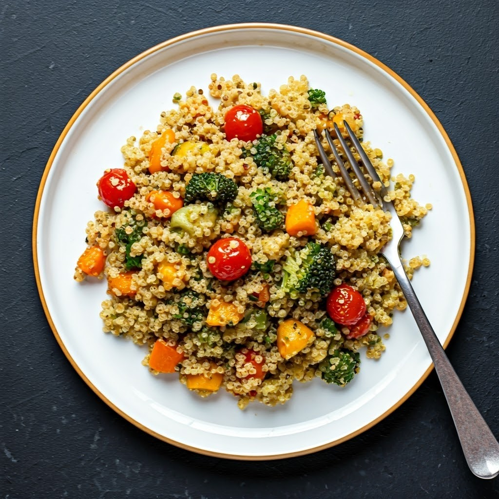 Roasted Vegetable Quinoa Salad