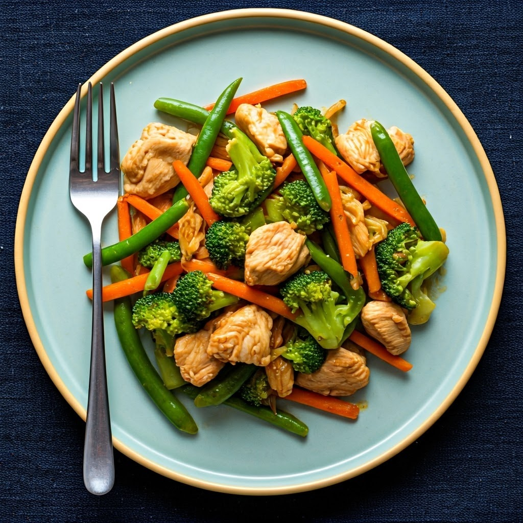 Quick Chicken and Veggie Stir-fry