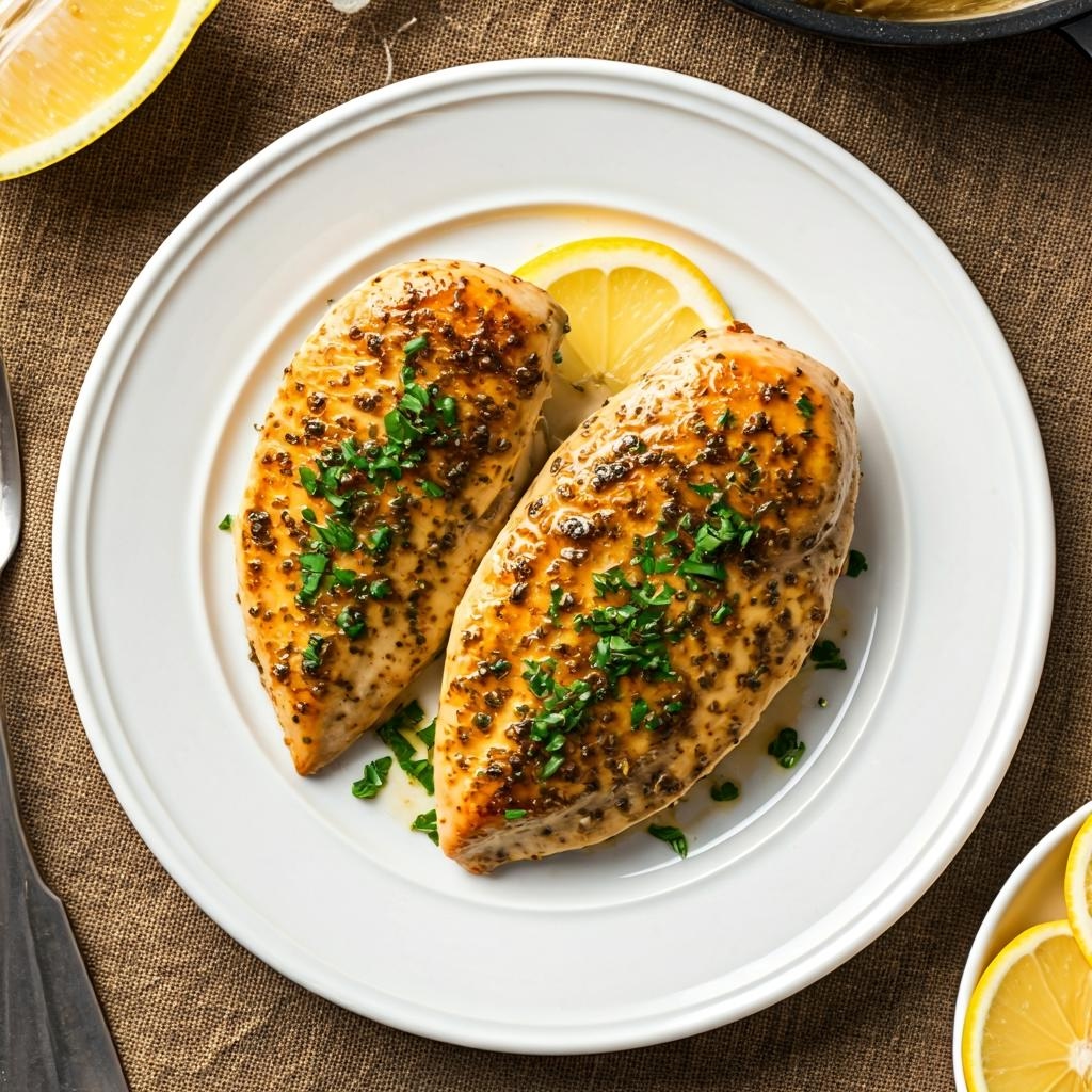 Lemon Herb Pan-seared Chicken Breast