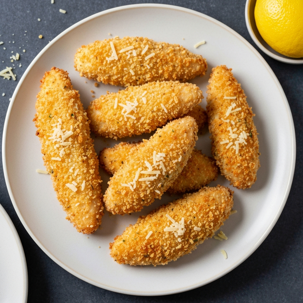 Lemon Parmesan Chicken Tenders