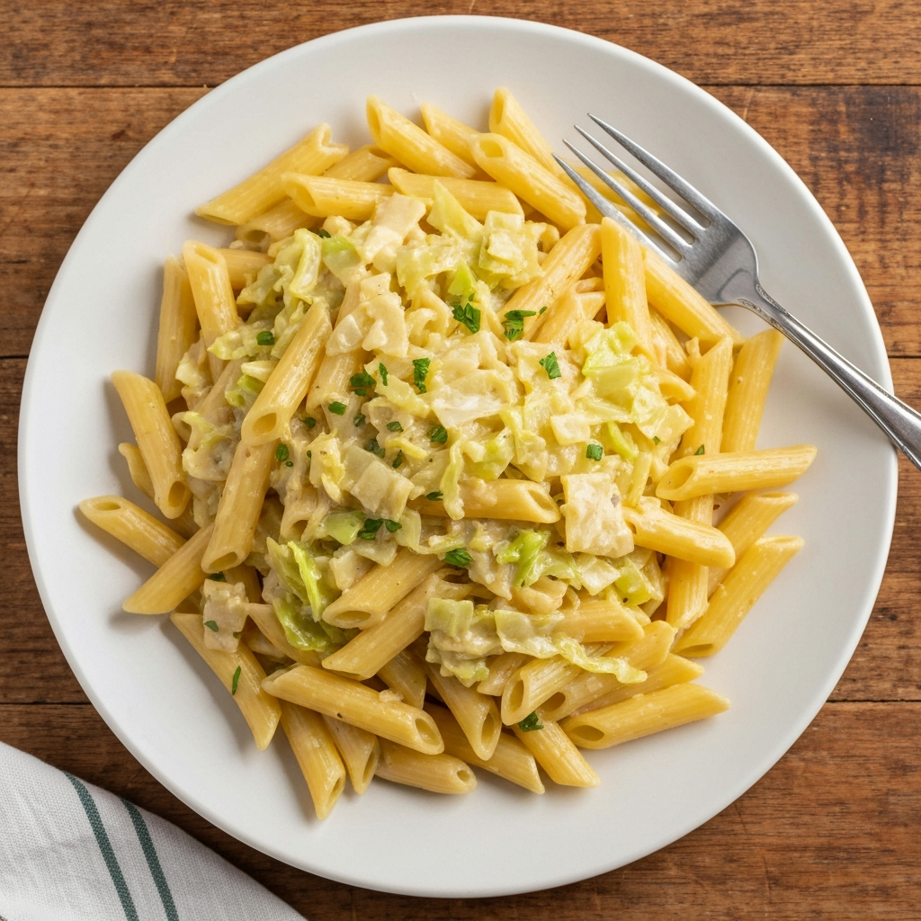 One-pot Creamy Cabbage Pasta