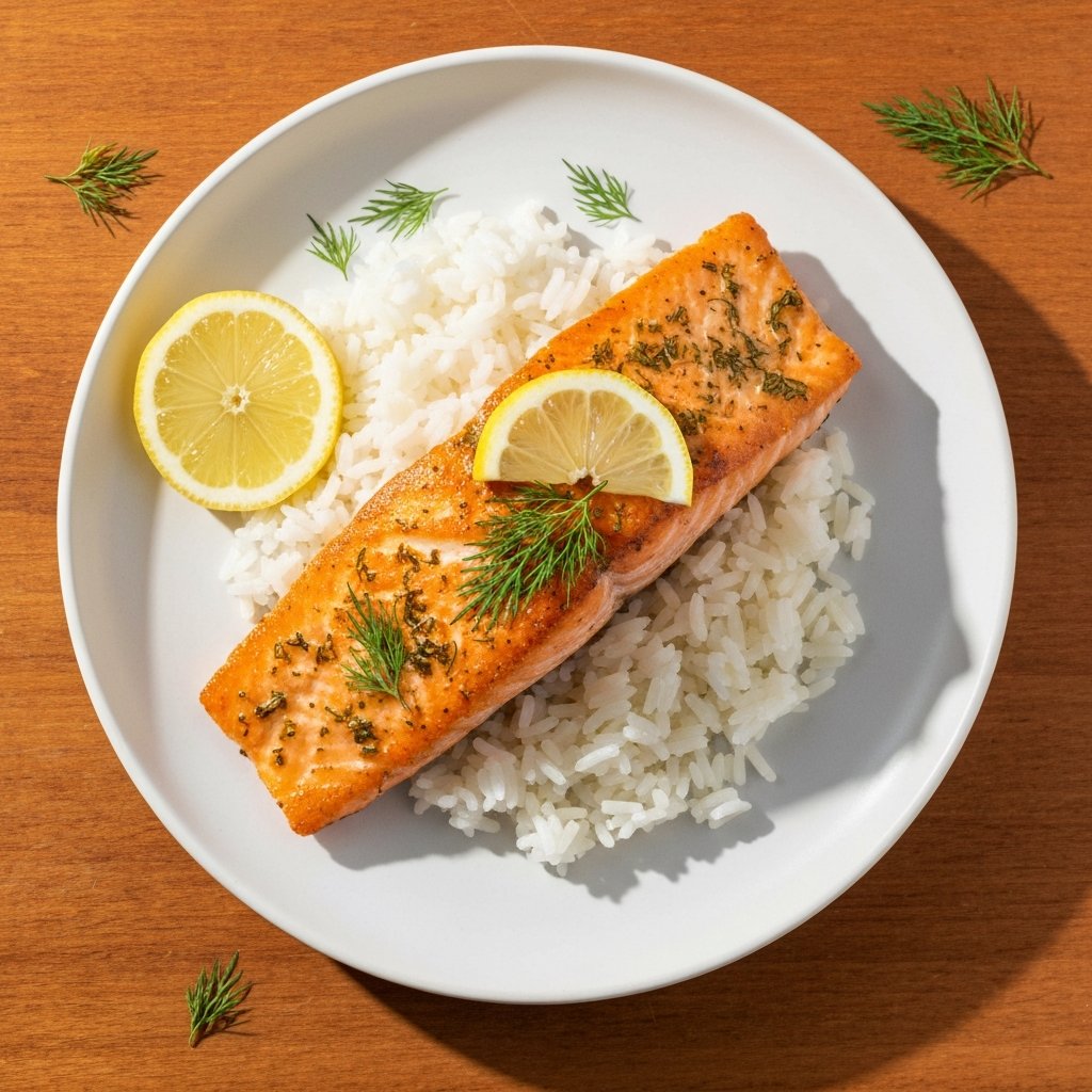 Lemon Herb Pan-seared Salmon