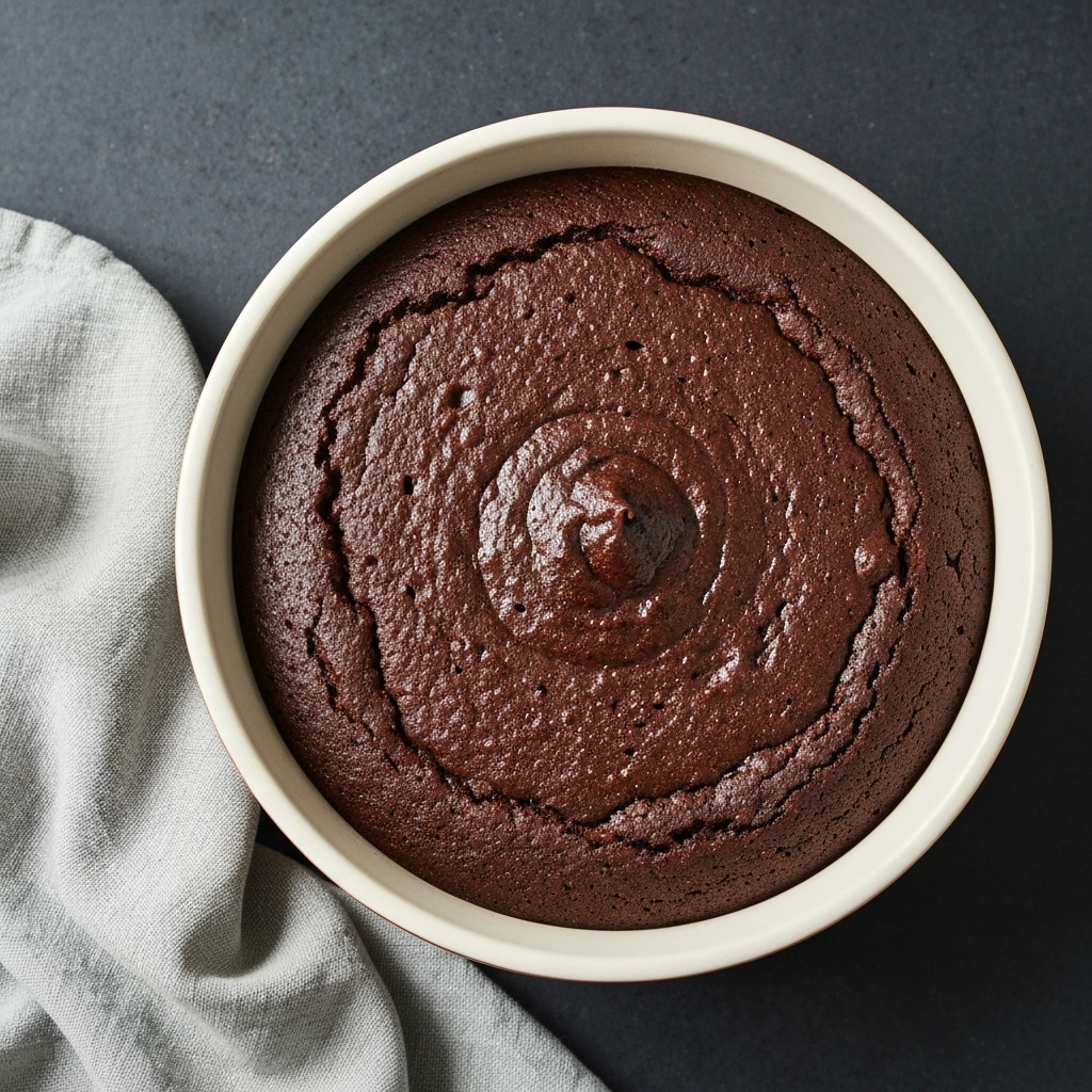 Easy One-Bowl Fudgy Chocolate Cake