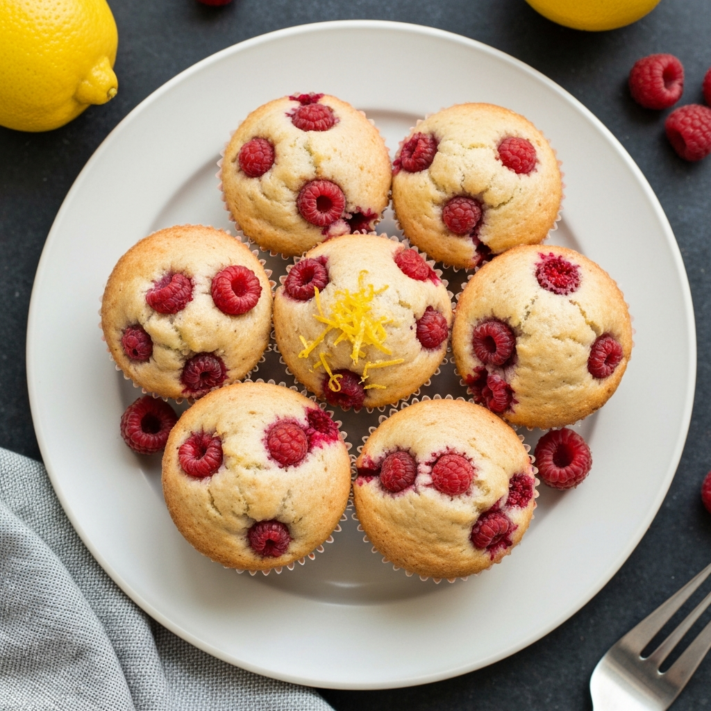 Lemon Raspberry Muffins