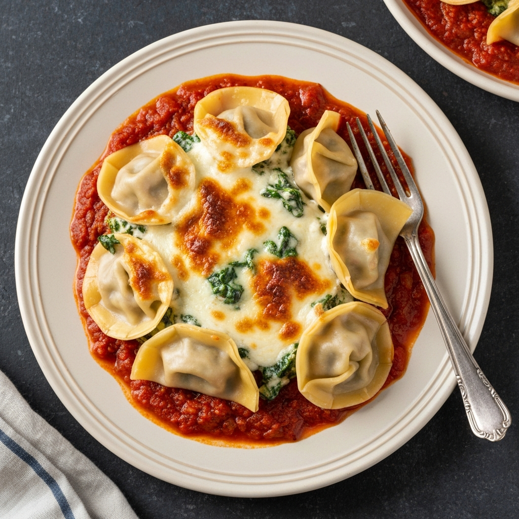 Viral Dumpling Lasagna Al Forno