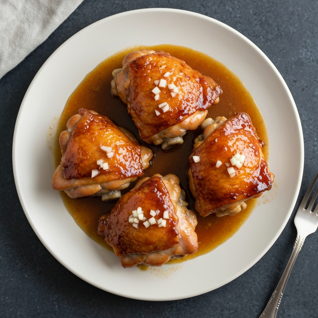 Honey Garlic Chicken Thighs