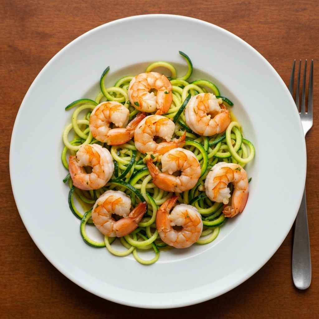 Shrimp Scampi Zoodles