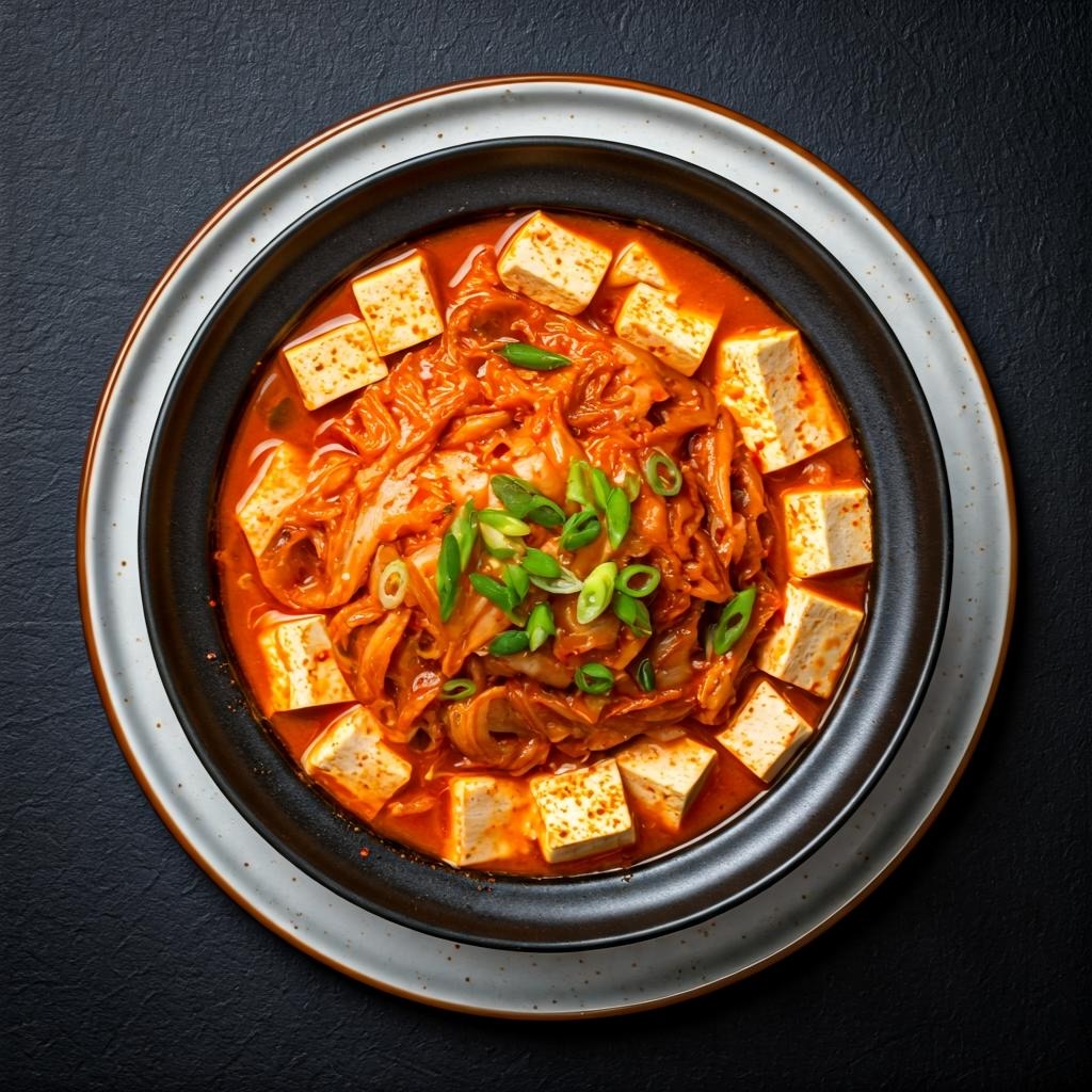 Spicy Pork and Tofu Kimchi Jjigae
