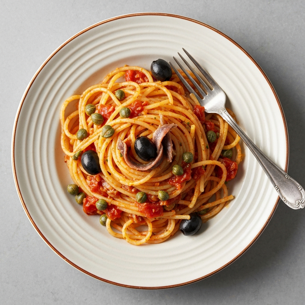 Spaghetti alla Puttanesca: The Neapolitan Pantry Classic
