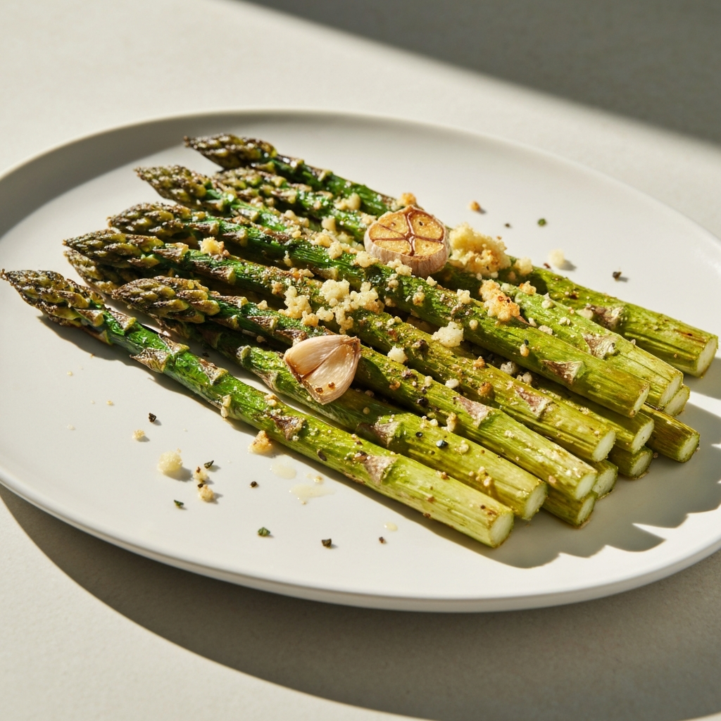 Garlic Parmesan Roasted Asparagus