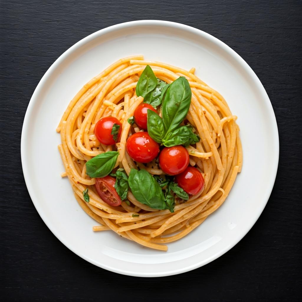 Simple Tomato, Basil, and Parmesan Pasta