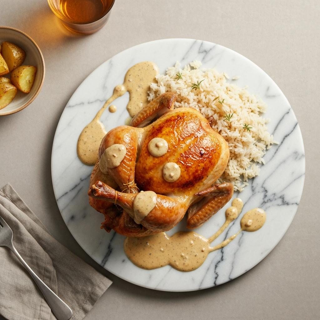Poulet À La Moutarde (french Creamy Dijon Chicken)