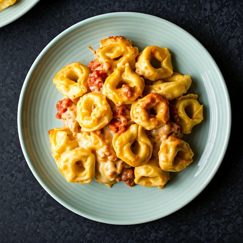 Cheesy Tortellini Casserole