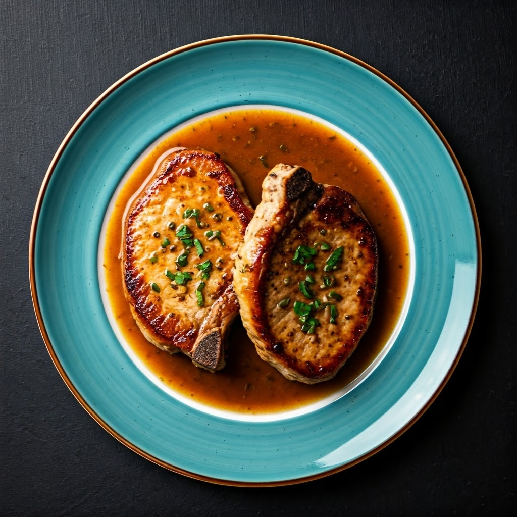 Juicy Pork Chops with Pan Sauce