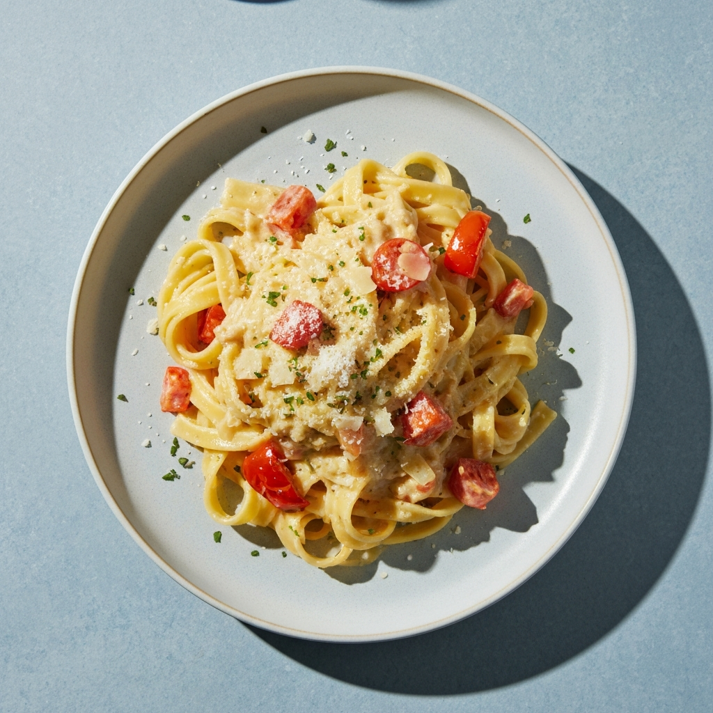 Creamy Italian Roasted Vegetable Pasta