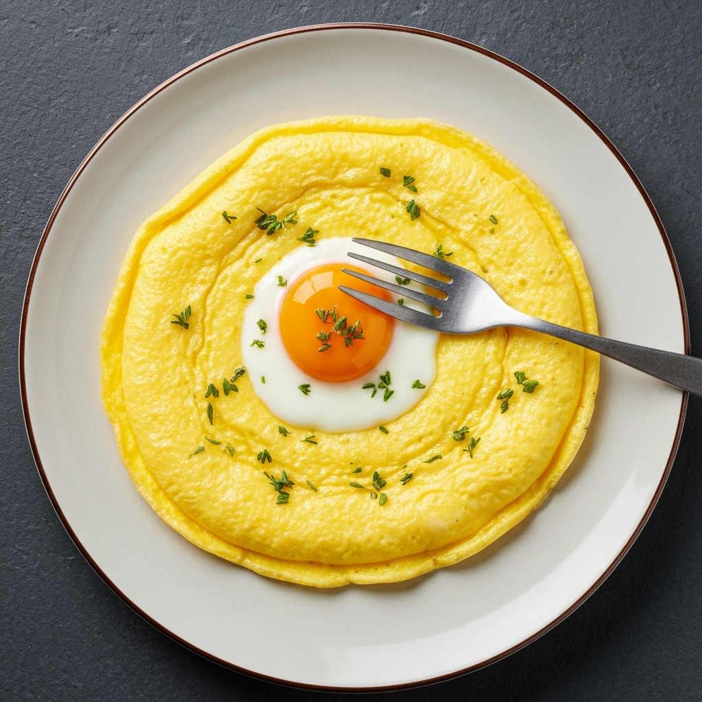 Classic French Omelette Aux Fines Herbes