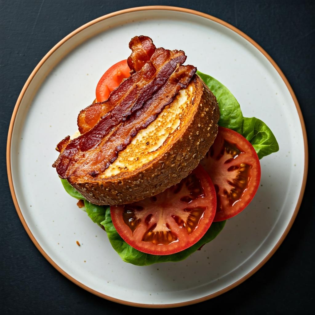 Deconstructed Heirloom Blt with Nueske's Bacon and Roasted Garlic Aioli