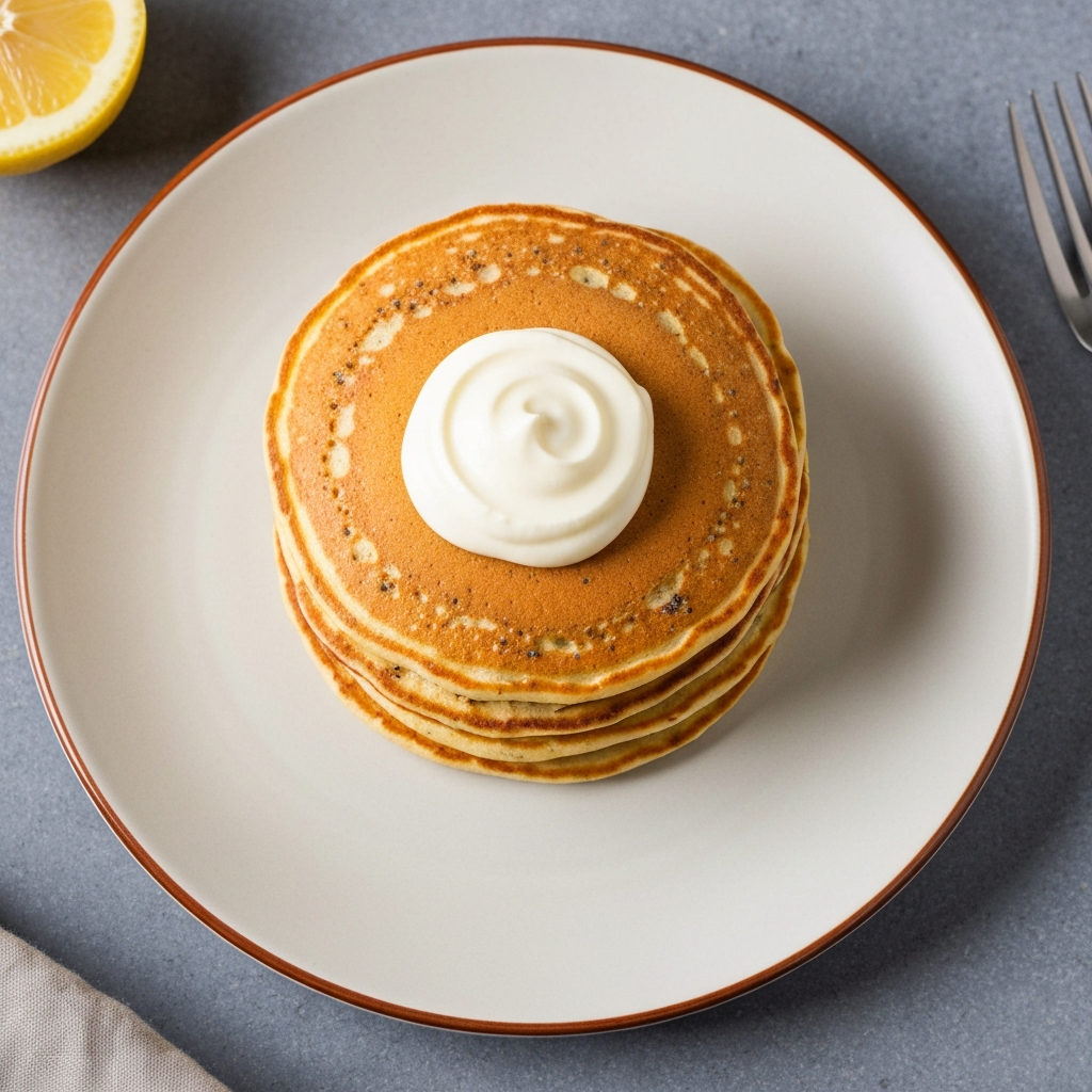 Lemon Poppy Seed Pancakes