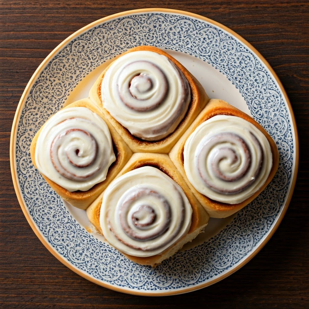 Homemade Cinnamon Rolls with Cream Cheese Frosting