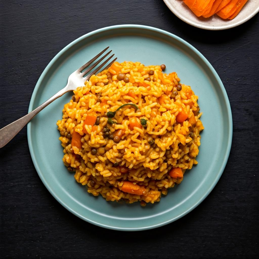 Baked Risotto with Carrots and Squash
