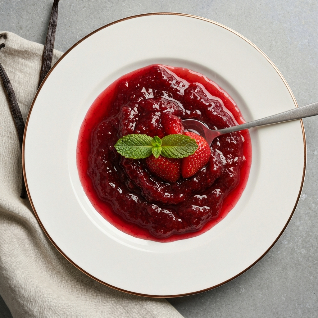 Strawberry Vanilla Quick Jam