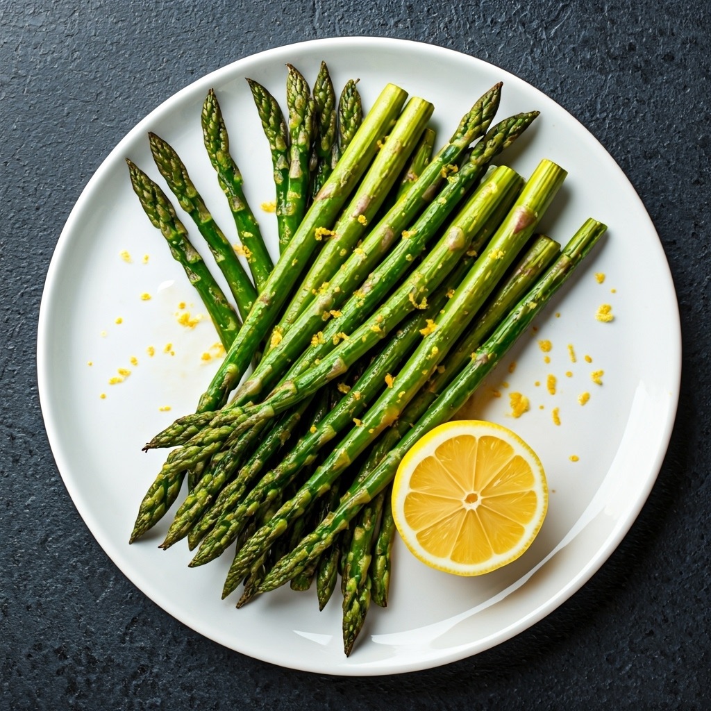 Roasted Asparagus with Lemon Zest