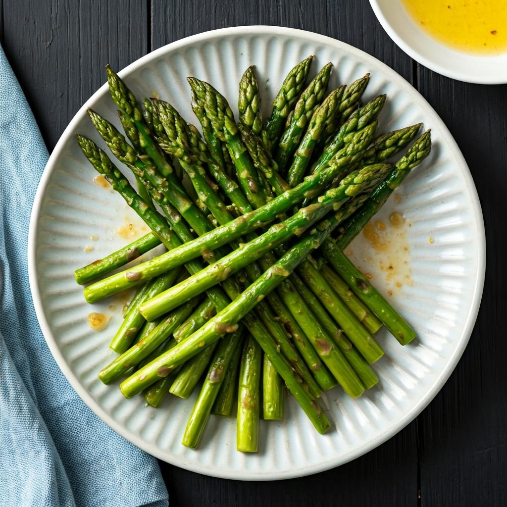 Lemon-Garlic Grilled Asparagus