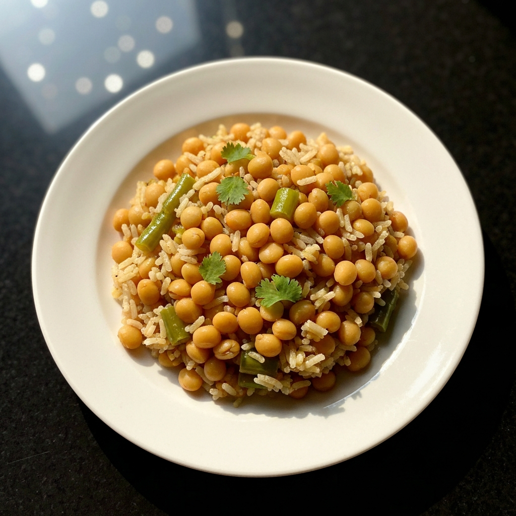 Pressure Cooker Spinach & Carrot Toor Dal Khichdi